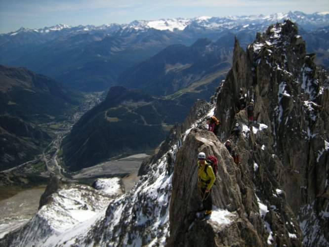 Traversée des Aiguilles d'Entrèves Chamonix