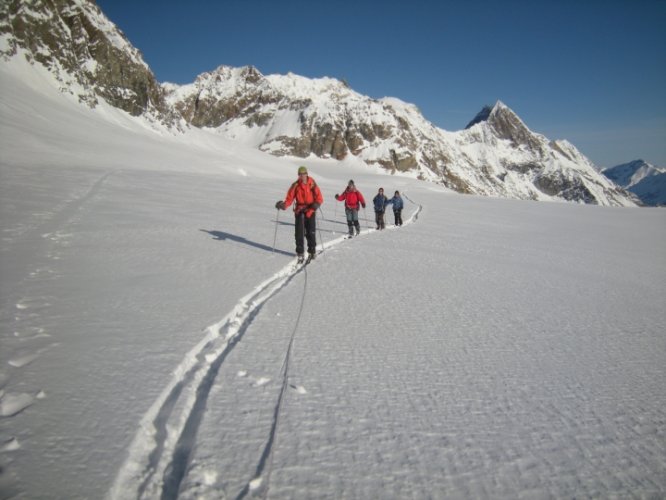 Raid à skis Arolla - Zermatt - Monterosa