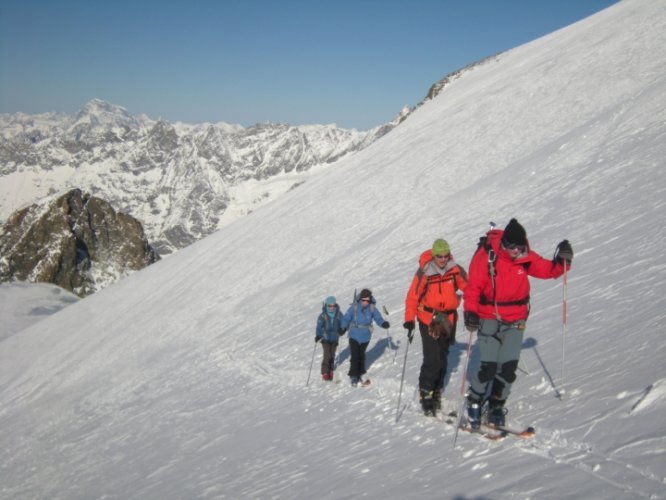 Raid à skis Arolla - Zermatt - Monterosa