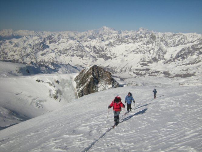 Raid à skis Arolla - Zermatt - Monterosa