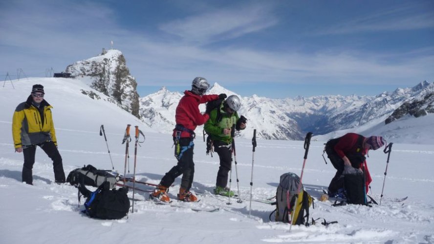 Traversée des 4000 du Mont-Rose à ski