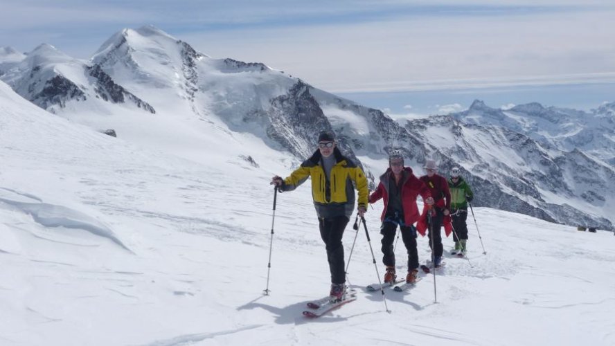 Traversée des 4000 du Mont-Rose à ski