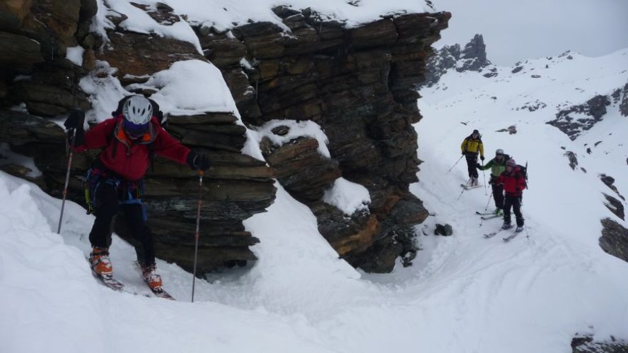 Traversée des 4000 du Mont-Rose à ski