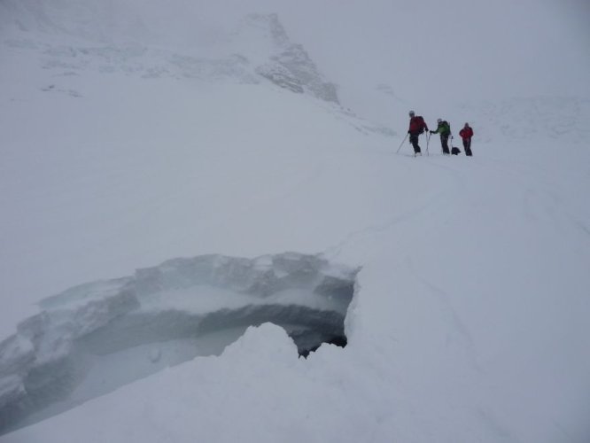 Traversée des 4000 du Mont-Rose à ski