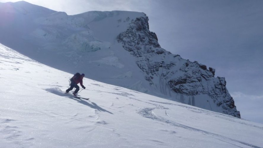 Traversée des 4000 du Mont-Rose à ski