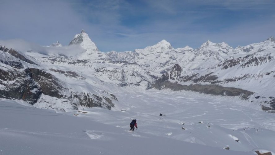 Traversée des 4000 du Mont-Rose à ski