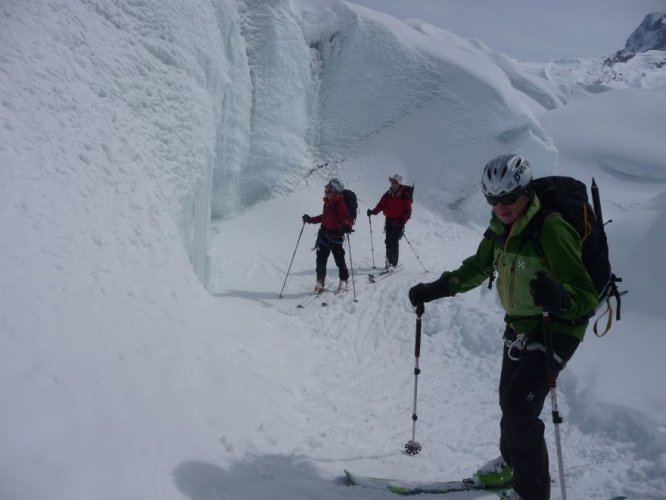 Traversée des 4000 du Mont-Rose à ski