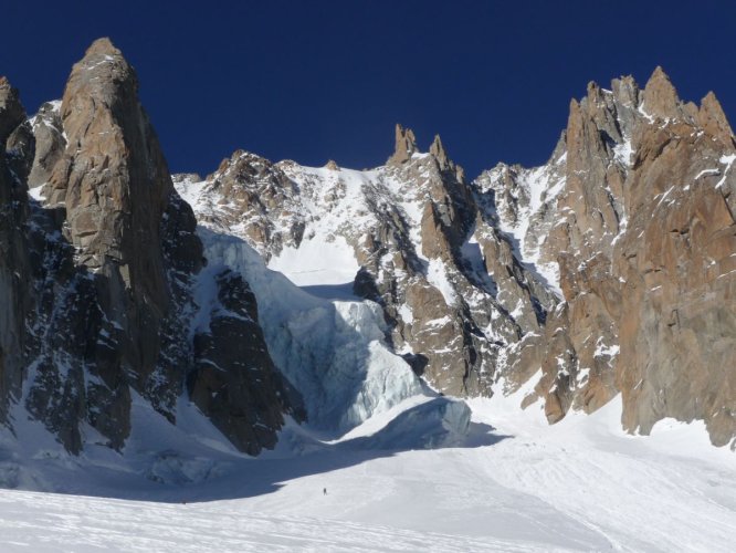 L'accès exposé aux séracs