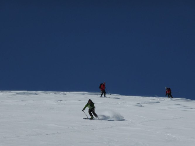 Descente du Gwächtenhorn