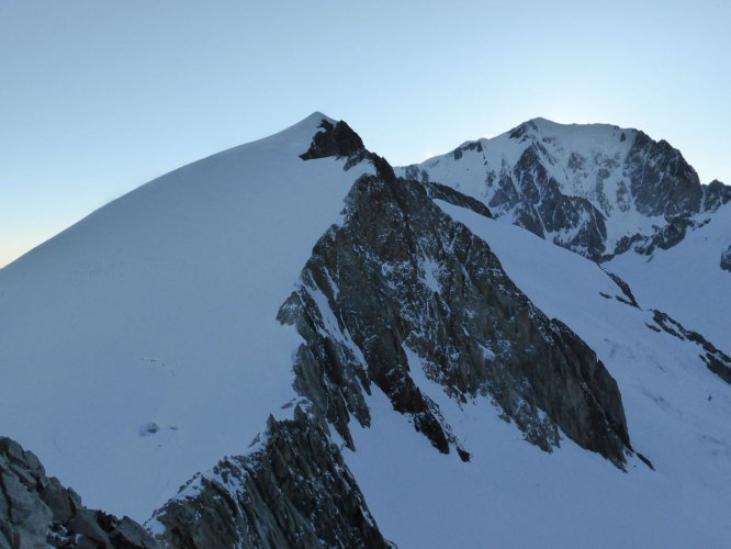 Les Miages et le Mont-Blanc