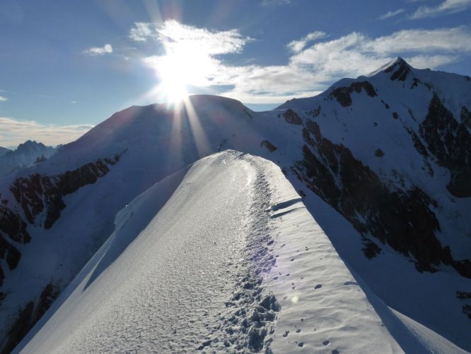 L'arête de Bionnassay