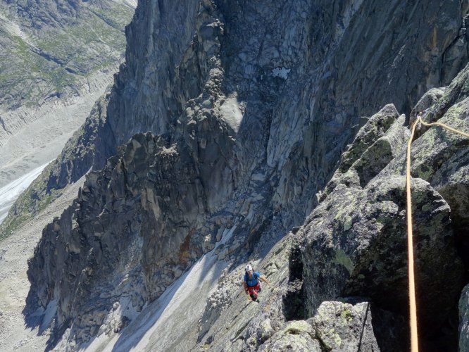 Les passages aériens sur l'arête