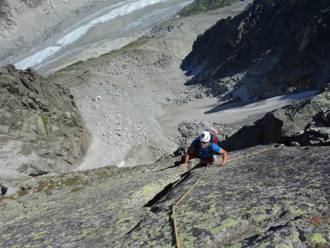 Dominant la Mer de Glace