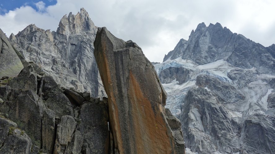 Gendarme caractéristique dans le couloir de la Bûche