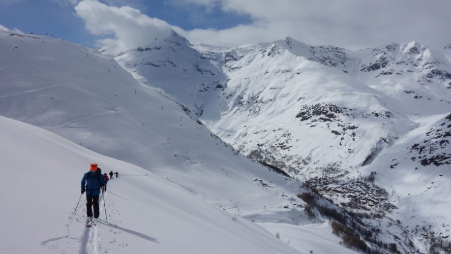 Accès au refuge des Evettes