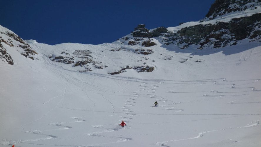 Descente de la pointe Tonini