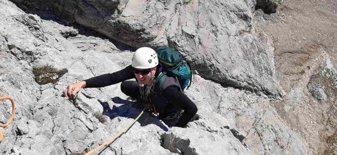 Escalade en terrain d'aventure à la POinte Blanche