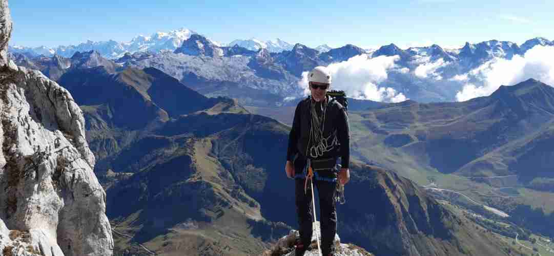 Escalade d'automne dans les Bornes