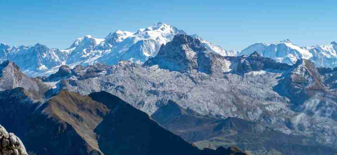 Mont-Blanc et Pointe Percée