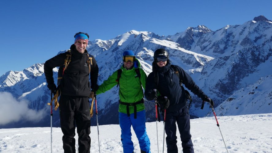 La banane au départ des Contamines