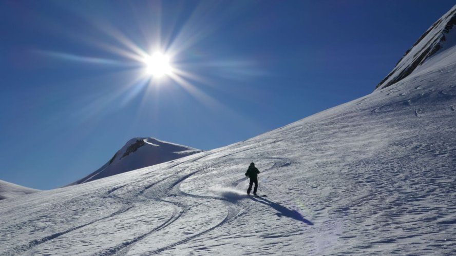 Les pentes sous la Pennaz