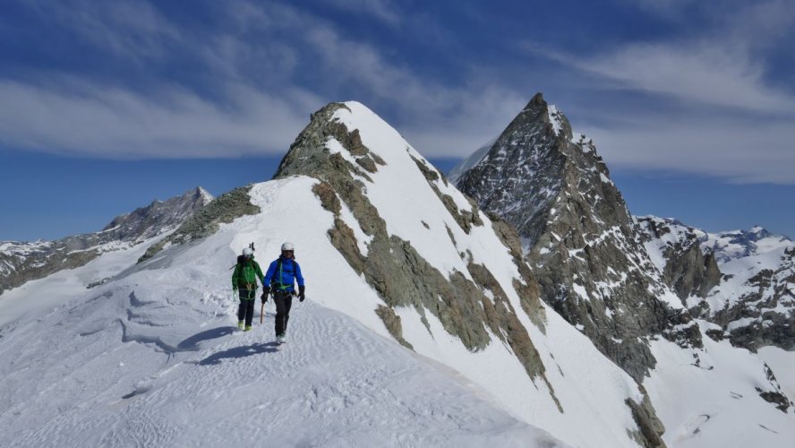 Sur l'arête du Mont Durand