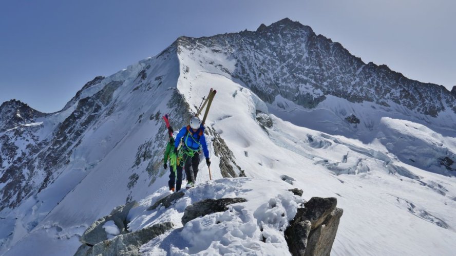 Arête du Blanc de Moming