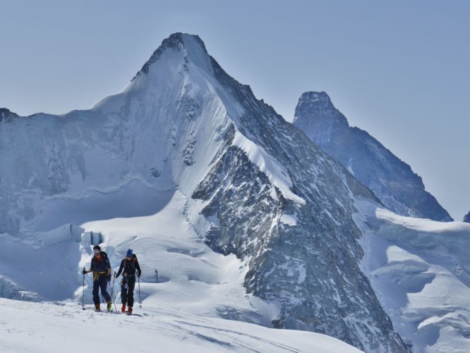 Arrivée au Dôme du Blanc de Moming