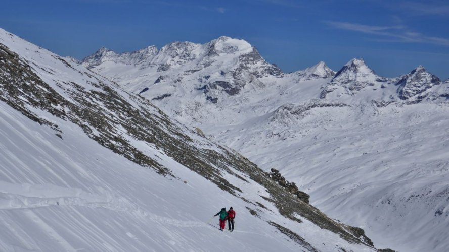 Près du sommet du Gran Vaudala