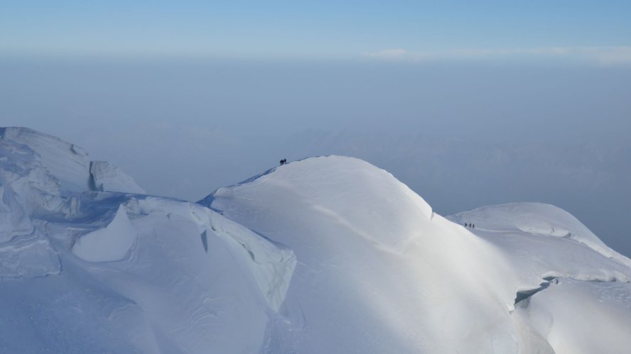 L'arête des Bosses