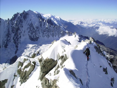 près du sommet du Chardonnet