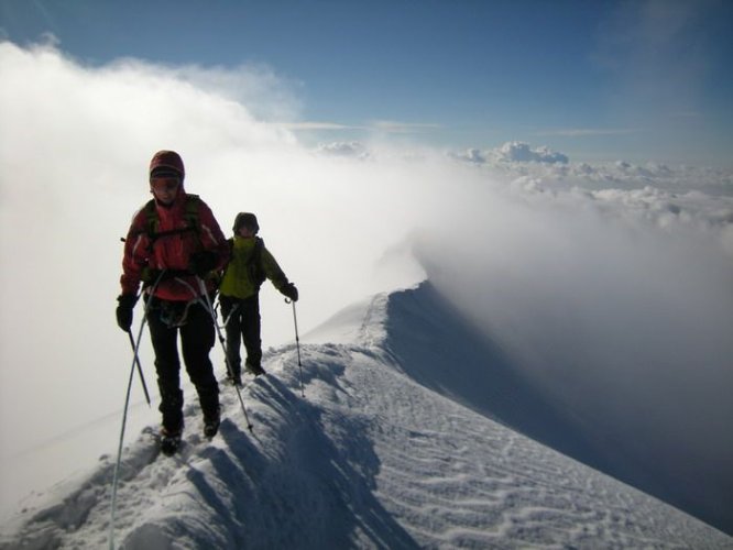 Sur les arêtes du Castor