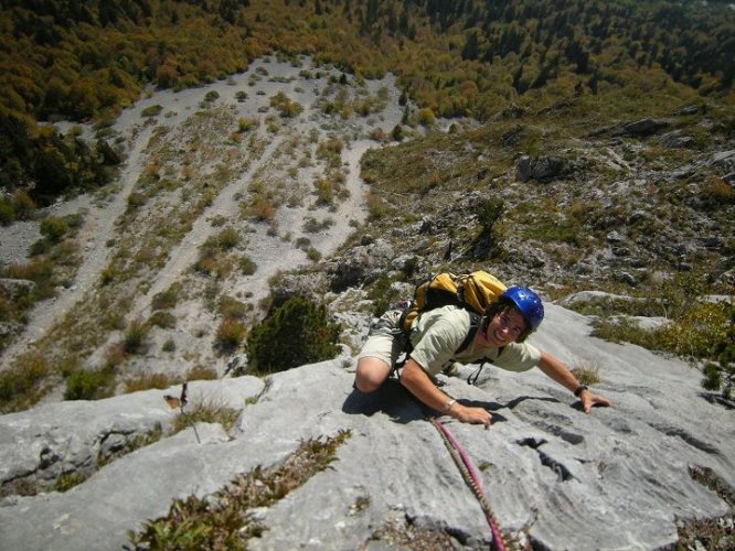 Escalade au Sapey dans les Bornes