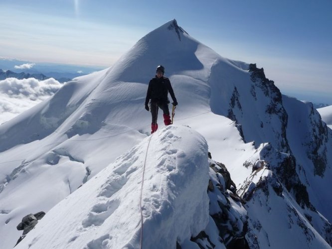 Entre Allalinhorn et Alphubel