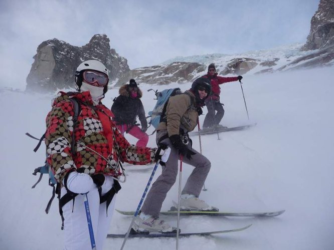 Foehn en Vallée Blanche, fréquent ce mois de janvier