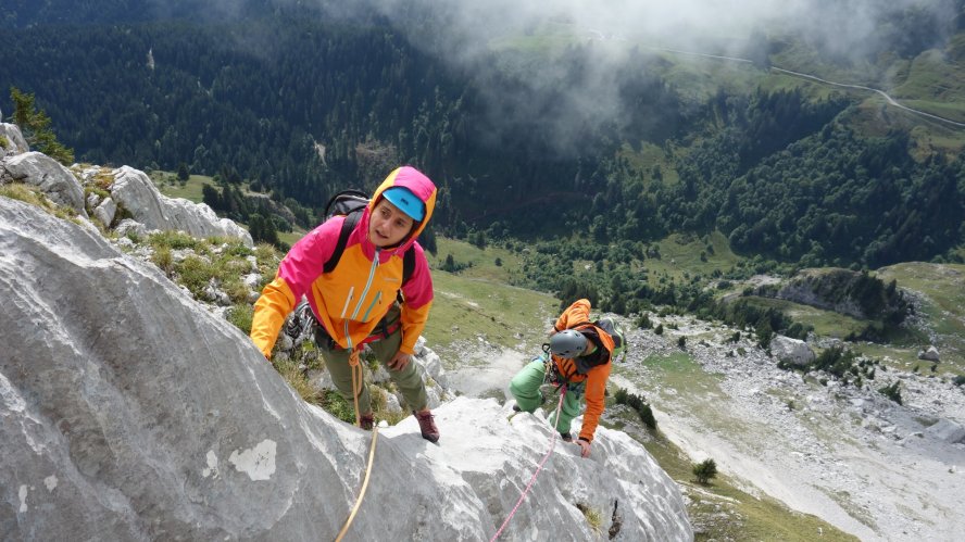 Escalade dans les Aravis en septembre