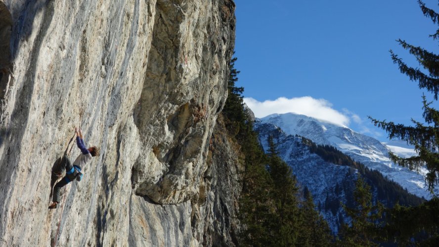 Mais surtout de la grimpe, Bionnassay fin novembre