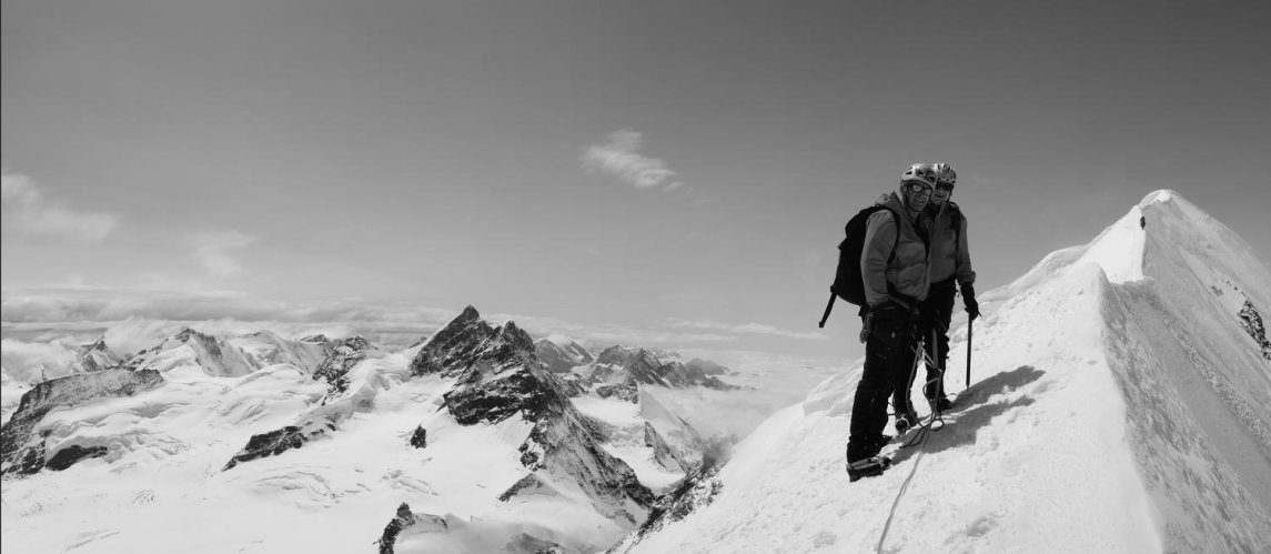 Les arêtes du Mönch en juillet 19