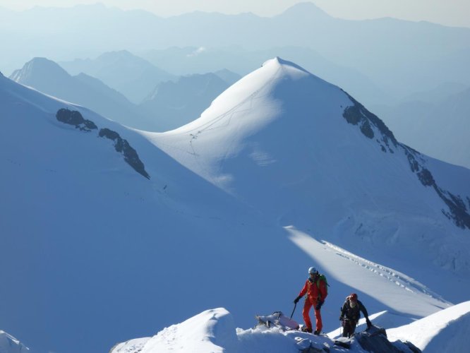 Superbe traversée du Lyskamm en août 18