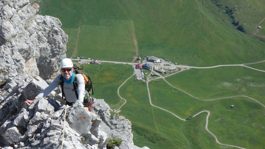 Arête à Marion début juin