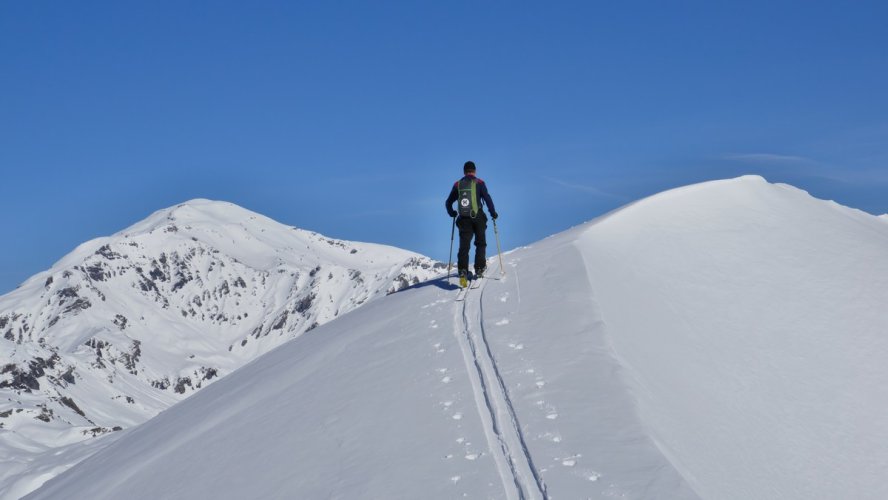 Solitude et wilderness vers l'aiguille de Pormenaz