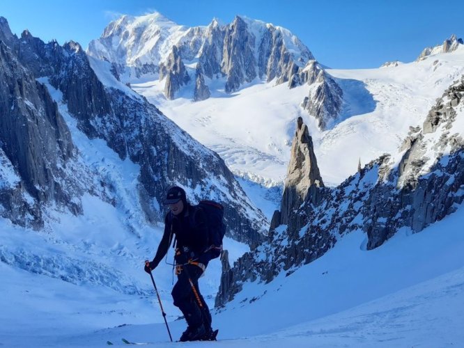 Encore un mini raid de 2 jours dans le secteur de la Vallée Blanche fin janvier