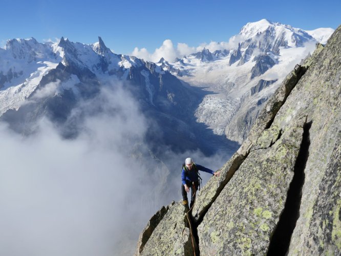 L'arête sud du Moine, une classique à faire et refaire