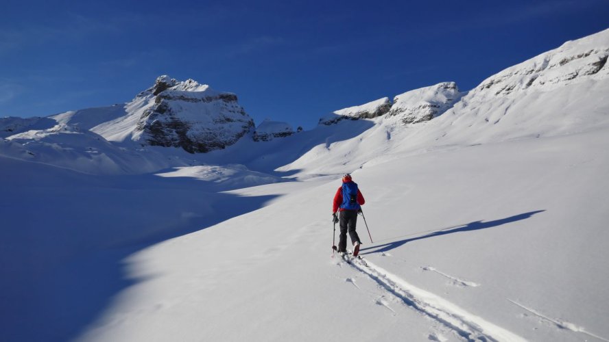 En décembre, les skis de randonnée sont ressortis