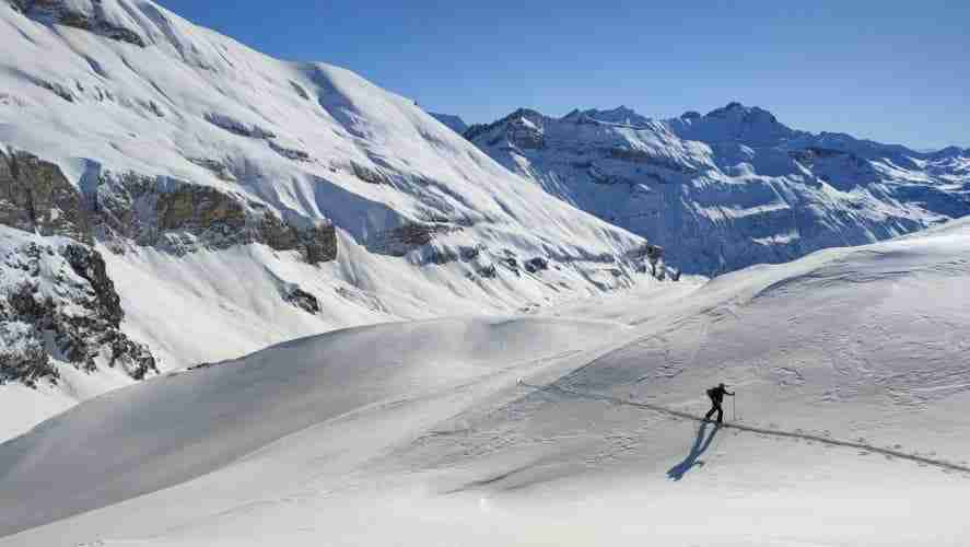 Du beau ski dans le Beaufortain en février