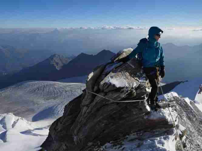 Au Nadelhorn mi-août