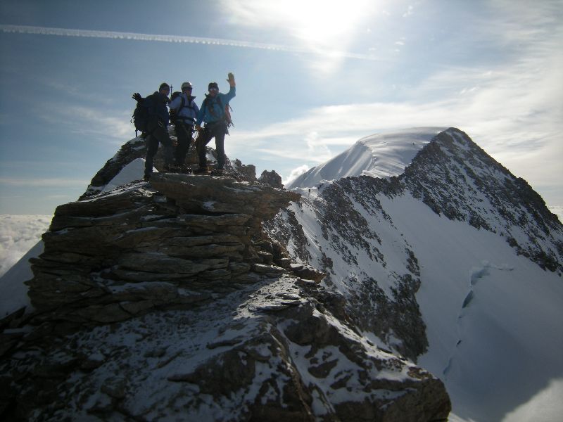 en direction du Piz Palü dans le massif de la Bernina