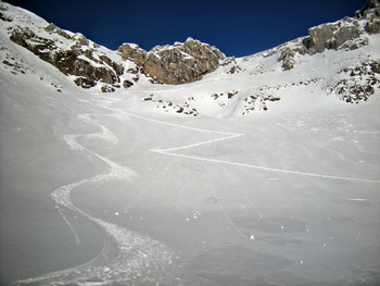 ski de randonnée au Col de l'Encrenaz