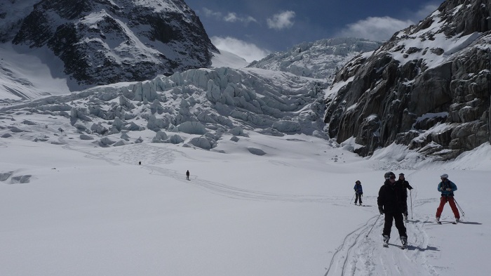 Le 9 avril encore une belle Vallée Blanche