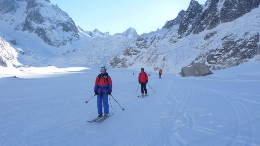 Ski de randonnée en Vallée Blanche